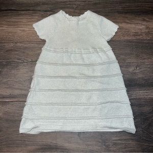 Sparkly knit dress 6-12 mo.